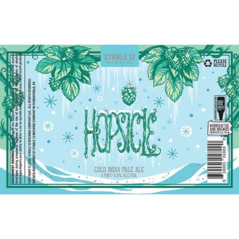 Stable 12 Hopsicle Cold IPA