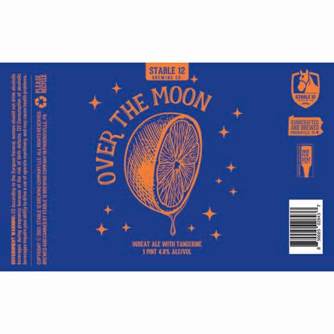 Stable 12 Over The Moon Wheat Ale