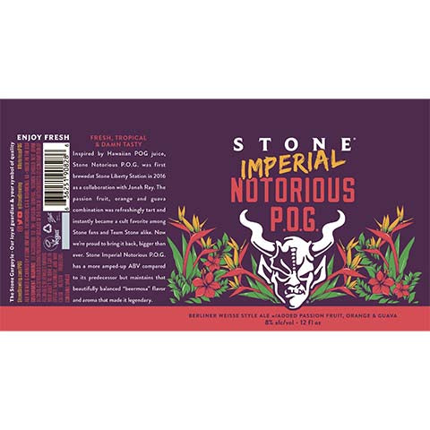 Stone Imperial Notorious P.O.G. Berliner Weisse Ale