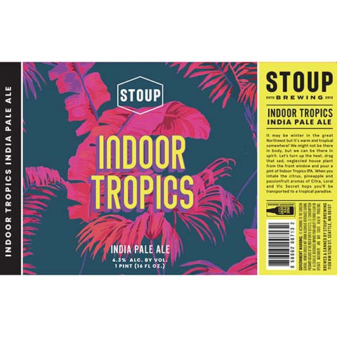 Stoup Indoor Tropics IPA