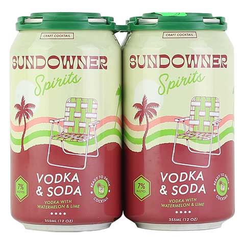 Sundowner Vodka with Watermelon & Lime