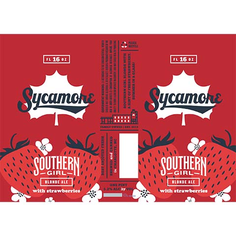 Sycamore Southern Girl Blonde Ale (Strawberry)