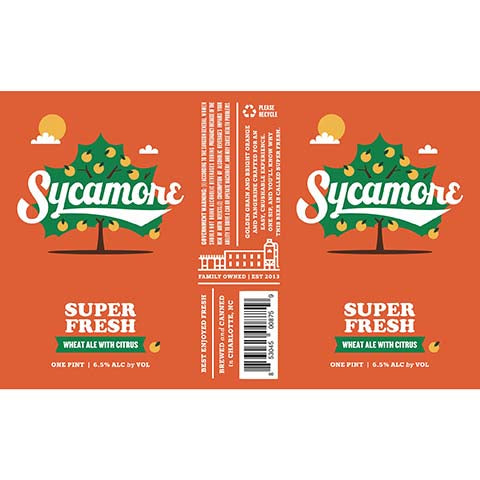 Sycamore Super Fresh Wheat Ale