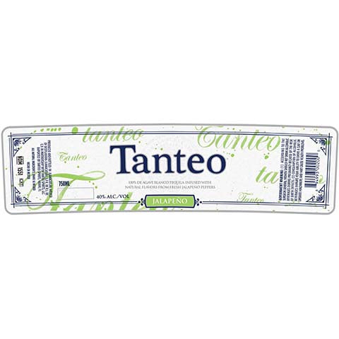 Tanteo Jalapeno Blanco Tequila