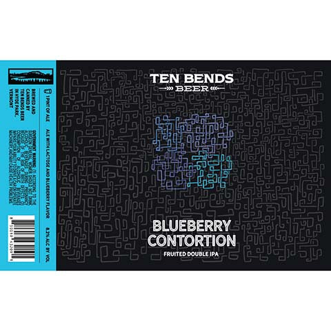 Ten Bends Blueberry Contortion Fruited DIPA