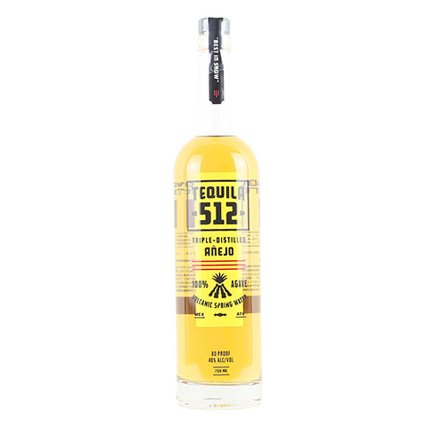 Tequila 512 Triple-Distilled Anejo Tequila
