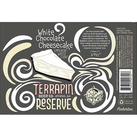 Terrapin White Chocolate Cheesecake Imperial White Stout