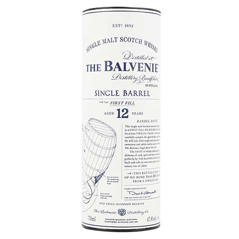 The Balvenie 12 Year Old Single Barrel Single Malt Scotch Whisky