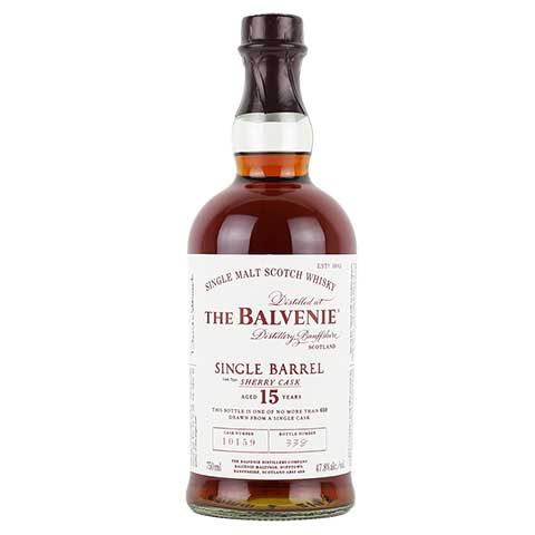 The Balvenie 15 Year Old Single Barrel Sherry Cask Single Malt Scotch Whisky