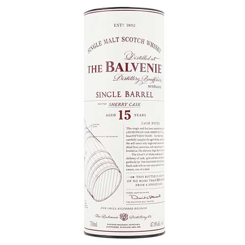 The Balvenie 15 Year Old Single Barrel Single Malt Scotch Whisky
