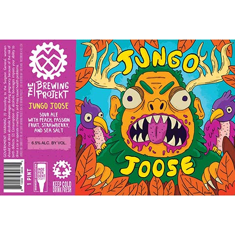 The Brewing Projekt Jungo Joose Peach, Passion Fruit, Strawberry, And Sea Salt Sour Ale