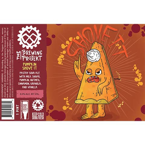 The Brewing Projekt Pumpkin Shove It Pastry Sour Ale