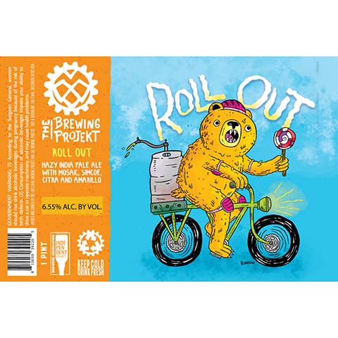 The Brewing Projekt Roll Out Hazy IPA