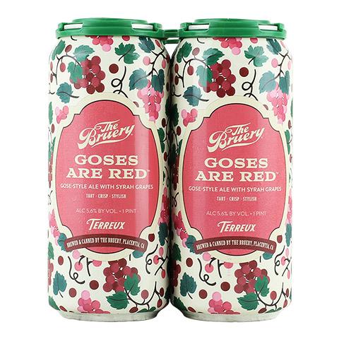 The Bruery Goses Are Red