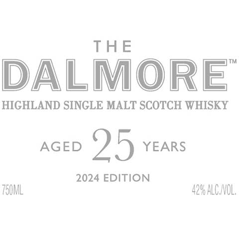 The Dalmore 25-Year-Old Highland Single Malt Scotch Whisky 2024