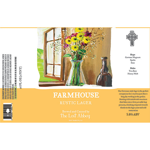 The Lost Abbey Farmhouse Lager