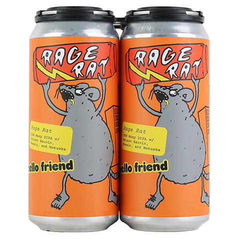 The Rare Barrel Hello Friend: Rage Rat Hazy DIPA