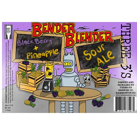 Three 3's Bender Blender Sour Ale