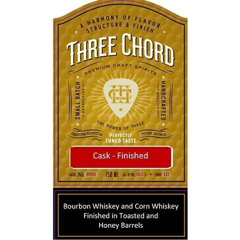 Three Chord Cask-Finished Whiskey
