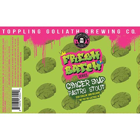 Toppling Goliath Fresh Batch Series Ginger Snap Pastry Stout