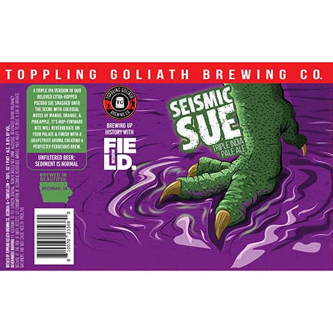 Toppling Goliath Seismic Sue TIPA