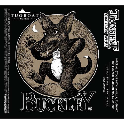 Transient Artisan Ales Buckley Imperial Stout