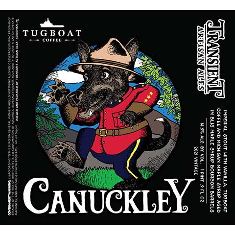 Transient Artisan Ales Canuckley Imperial Stout