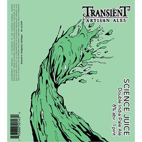 Transient Artisan Ales Science Juice DIPA