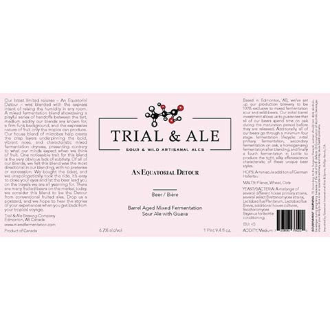 Trial & Ale An Equatorial Detour Sour Ale