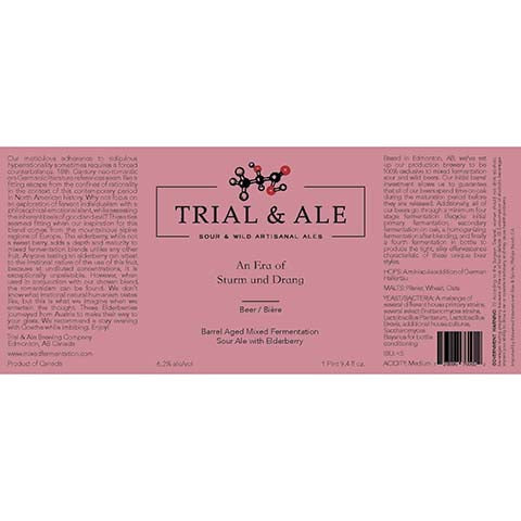 Trial & Ale An Era of Storm und Drang Sour Ale