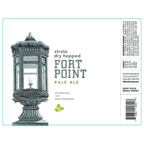 Trillium Strata Dry Hopped Fort Point Pale Ale