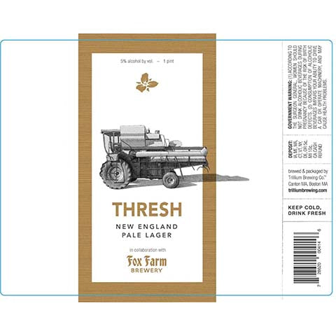 Trillium Thresh Pale Lager