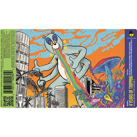 Tripping Animals 4 Years of Tripping Sour Ale – CraftShack - Buy craft ...