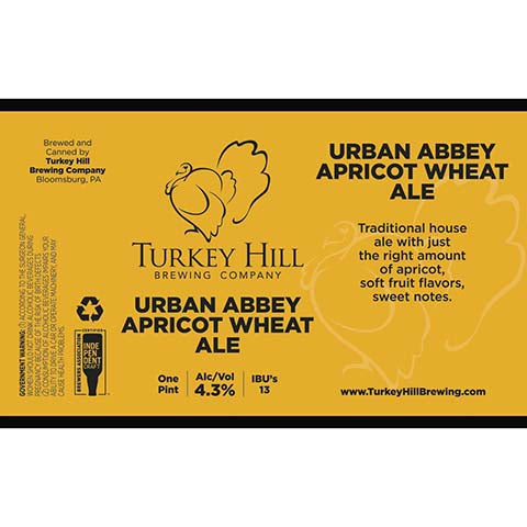 Turkey Hill Urban Abbey Apricot Wheat Ale