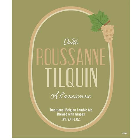 Twelve Percent Roussanne Tilquin Belgian Lambic Ale