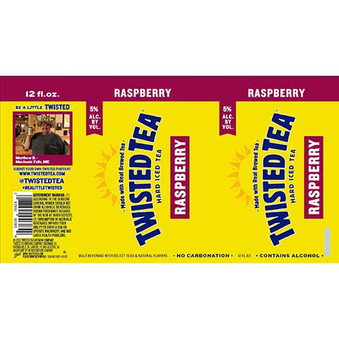Twisted Tea Raspberry – CraftShack - Buy craft beer online.