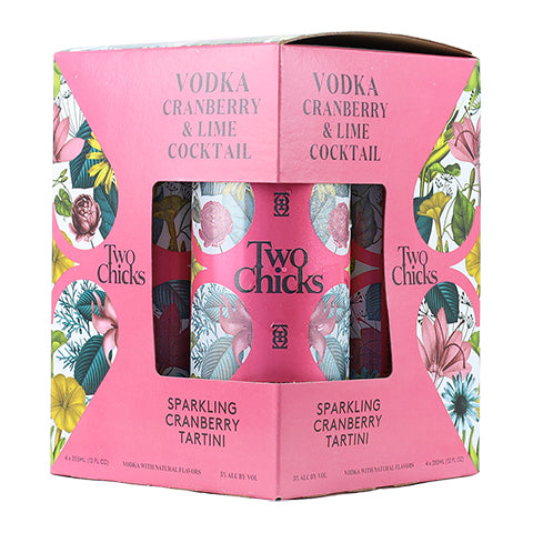 Two Chicks Sparkling Cranberry Tartini