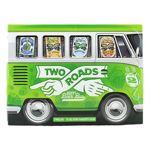 Two Roads Hoppy Beer Bus Variety Pack