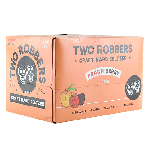 Two Robbers Peach Berry Seltzer