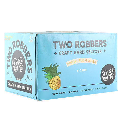 Two Robbers Pineapple Ginger Seltzer