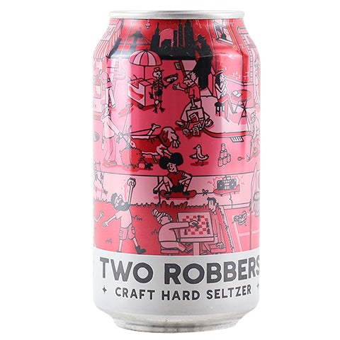 Two Robbers Raspberry Lime Seltzer