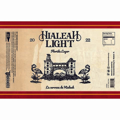 Unbranded Hialeah Light Florida Lager