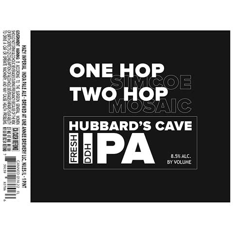 Une-Annee-Hubbards-Cave-One-Hop-Two-Hop-Fresh-DDH-IIPA-16OZ-CAN