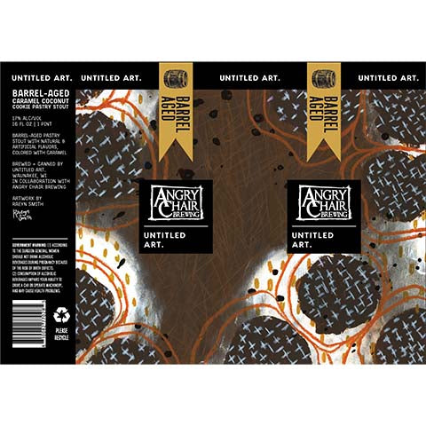 Untitled Art Barrel-Aged Caramel Coconut Cookie Pastry Stout