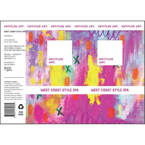 Untitled Art West Coast Style IPA Version 2