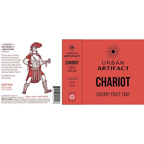 Urban Artifact Chariot Cherry Fruit Tart Ale
