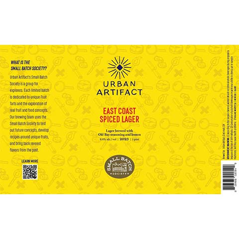 Urban Artifact East Coast Spiced Lager