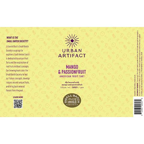 Urban Artifact Mango & Passionfruit Fruit Tart Ale