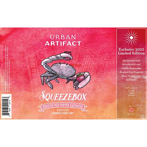 Urban Artifact Squeezebox Fruit Tart Ale