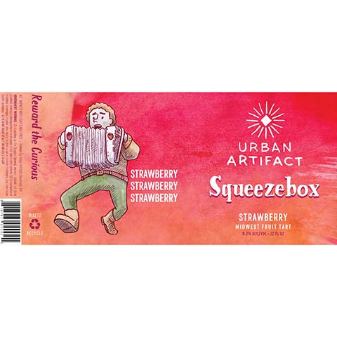 Urban Artifact Squeezebox Sour (Strawberry)